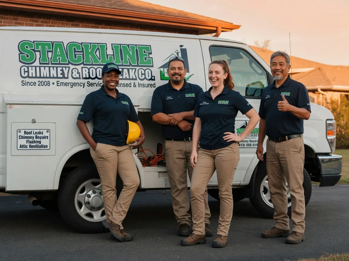 Chimney flashing repair company in Linch, WY